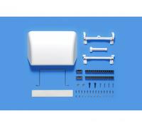 Tamiya 300056546 - 1:14 Spoiler Tetto Bianco Per Us-Trucks - Nuovo