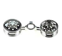 Tamiya 300445258-01:14 V-Parti Camion Doppio Set Ruote, Modello Accessorio, 1 Pezzo