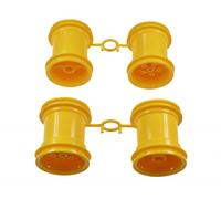 Tamiya 309335036 - Set Di Cerchi Lunch Box Giallo (2+2) - Nuovo