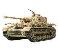 TAMIYA 32518 1:48 Dt. Panzerkampfw.IV AUSF.J - Modellismo, kit di costruzione in plastica, fai da te, hobby, incollaggio, kit in plastica, non verniciato, multicolore
