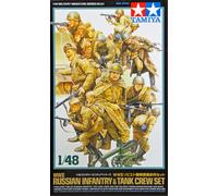 Tamiya 32521 1/48 WWII Russian Infantry & Tank Crew Set