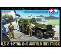 TAMIYA 32579 SCALA 1/48 USA CAMION CARBURANTE DA AEROPORTO 2 1/2 TONNELLATE 6x6