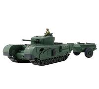 Tamiya 32594 - Modellino di carro armato britannico Churchill Mk.VII Crocodile,