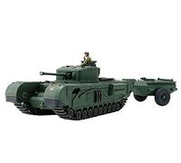 TAMIYA 32594 - 1:48 - Carro armato britannico Churchill Mk.VII Crocodile, modellismo, kit di costruzione in plastica, fai da te, hobby, incollaggio, kit in plastica
