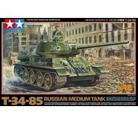 Modellino Char Russian Medium Tank T-34-85 TAMIYA 32599 1/48ème Pro