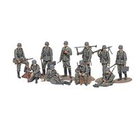 TAMIYA 32602 1:48 - Set di attrezzi per costruzione, 10 pezzi, riproduzione fede