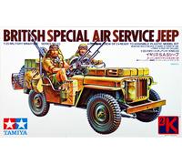 Tamiya 35033 British Special Air Service (SAS) Jeep 1/35 Kit Plastico Militaria
