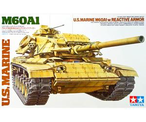 TAMIYA 35157 - M60A1 U.S. MARINE REACTIVE ARMOR - SCALA 1:35 - COD. 35157.
