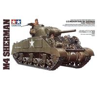 Tamiya 35190 - U.S. Medium Tank M4 Sherman Scala 1/35 Prima Produzione -T48 Post