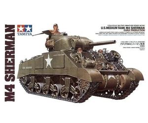 Tamiya 35190 - U.S. Medium Tank M4 Sherman Scala 1/35 Prima Produzione -T48 Post