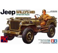 Tamiya 35219 - jeep Willys MB 1/4 Tonnellate 4x4 Camion - 1/35 Scala T48 Post