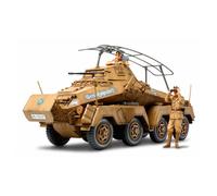 Tamiya 300035297 - Veicolo speciale tedesco della seconda guerra mondiale SdKfz 232 Africa (2)