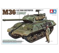 TAMIYA 35390 1:35 US M36 Jagdpanzer (1) - Modellino di costruzione in plastica, per hobby, fai da te, kit per la costruzione di serbatoi, kit di costruzione militare, serbatoio 1:35, modellismo