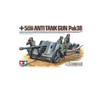 Tamiya 35392 - 1:35 Dt. Pak 38 5Cm Con Equipaggio (4) - Nuovo