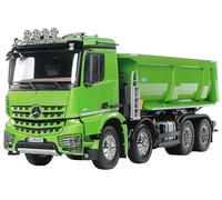 Tamiya 47523 1:14 RC Arocs 4151 - Tipper 8 x 4 Candy Green - Kit da assemblare, camion RC, telecomando, camion, giocattoli da costruzione, modellismo, artigianato, preverniciato
