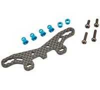 TAMIYA 54632 - Ponte Ammortizzatore Anteriore in Carbonio, Veicoli TT-02S