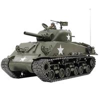 TAMIYA 56048 1:16 RC US M4 Sherman 105 mm How. MSS - Carro armato RC, kit di costruzione per modellismo RC, modello radiocomandato, 1:16