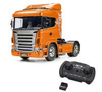 Tamiya 56338 1:14 RC Scania R470 - Camion Bundle con telecomando (KO 8 canali MC-8 MX-F TR Set 2.4G), camion RC, camion telecomandato, modellismo, kit di costruzione, camion, modello