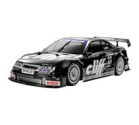 Tamiya 58701 Opel Calibra V6 Cliff Nero Brushed 1:10 Automodello Elettrica Auto