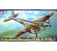 Tamiya 1/48 Modellino Aereo Mosquito FB MK.VI/NF MK.II (Importato da Giappone)