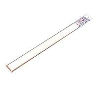 TAMIYA 70131 - Profilo Quadrato, 5 x 5 mm, 6 Pezzi, in plastica, 400 mm, Colore: Bianco