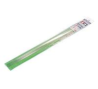 TAMIYA 70159 - Asta Tonda 3 mm, 5 Pezzi, in plastica, 400 mm, Colore: Trasparente/Bianco
