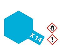 TAMIYA 81014 - Colore acrilico blu cielo (lucido) X-14, 23 ml