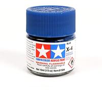Tamiya 81504 - Pittura acrilica Mini, Lucido Blu Bottiglia da 10 ml, X-4