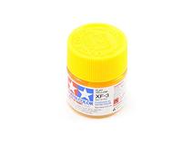 Tamiya 81703 - Pittura acrilica Mini, Opaco Giallo Bottiglia di 10 ml, XF-3