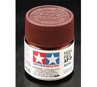 Tamiya 81709 - Vernice acrilica Mini, opaca Bordeaux flacone da 10 ml, XF-9