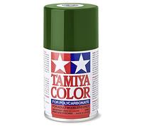TAMIYA 86022 PS-22 Britisch Racing Policarbonato verde 100 ml - Vernice spray per modellismo in plastica, modellismo e accessori per bricolage, colori spray per modellismo TAM86022 Racing Green