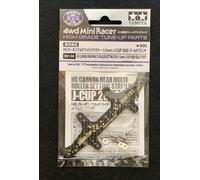 TAMIYA 95136 Mini4WD HGCarbon 1.5mm Rear Multi Roller SettingStay J-Cup'20(Gold)