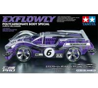 Tamiya 95571 Mini 4wd Exflowly Polycarbonate Body Special (MS Chassis) Kit Mo...