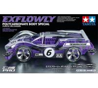 Tamiya 95571 Mini 4wd Exflowly Polycarbonate Body Special (MS Chassis) Kit Mo...