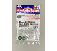 TAMIYA 95612 13 mm rulli a sfera in alluminio (senza anello/verde)