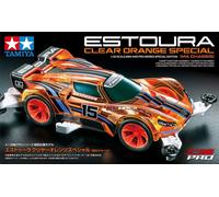 MINI 4 WD PRO ESTURA ARANCIO TRASP TAMIYA 95691 telaio Ma