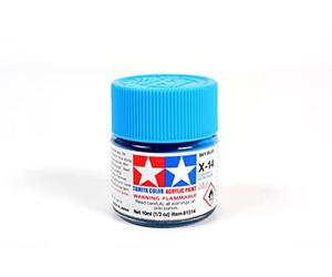 TAMIYA Acrilico Mini X14 Sky Blue TAM81514 Plastics Paint Acrilico