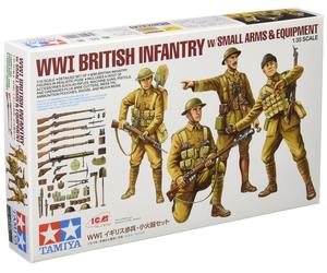 Tamiya America, Inc 32409 WWI British Infantry with Small Arms & ICM Equip, TAM3