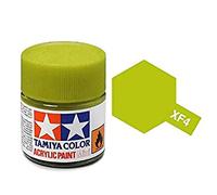 Tamiya colore acrilico opaco 10 ml XF-4 YELLOW GREEN