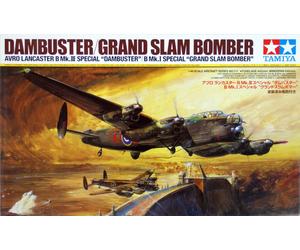 TAMIYA Dambuster Grand Slam Bomber Avro Lancaster B Mk.III Special /B Mk.I Sp