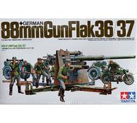 Tamiya JAPAN 35017 Military GUN FLAK 36/37 kit scala 1/35