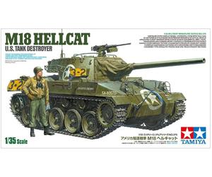 Tamiya JAPAN 35376 Military Tank WWII U.S Destroyer M18 Hell kit scala 1/35