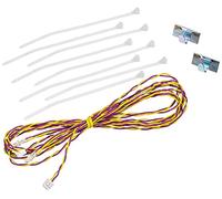TAMIYA MFC Set LED 3 mm Giallo L: 1100 mm, Pezzo di Ricambio, modellismo, Accessori per Auto radiocomandata/Tuning, Multicolore, 56551