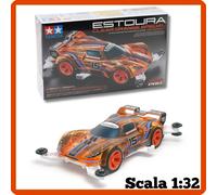 Tamiya mini 4wd 1/32 auto ESTOURA CLEAR ORANGE MA 95691 Modellismo model kit