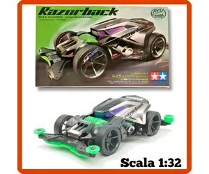 Tamiya mini 4wd 1/32 auto RAZORBACK FM-A REV 18713 Modellismo statico model kit