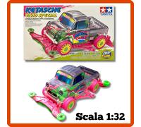 MINI 4 WD K4 TASCHE VIVID SP. ROSA VERDE Tamiya 95699 telaio FM-A