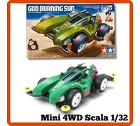 Tamiya mini4wd 1/32 GOD BURNING SUN 18644 Modellismo statico model kit montaggio
