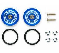Tamiya Mini4WD Rotelle 19mm alluminio con anello J-Cup 2023 Blu 95160 modellismo