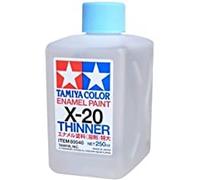 Tamiya Model Paints & Finishes Enamel Paint X-20 Thinner Net 250ml 80040