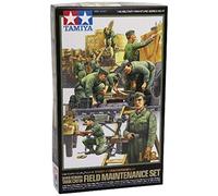WWII German Tank Crew Field Maintenace Set 1:48 Figure Plastic Model Kit TAMIYA